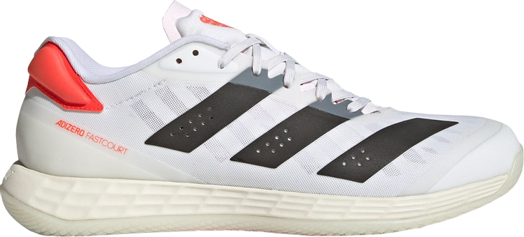 Adizero Fastcourt 20 White Solar Red