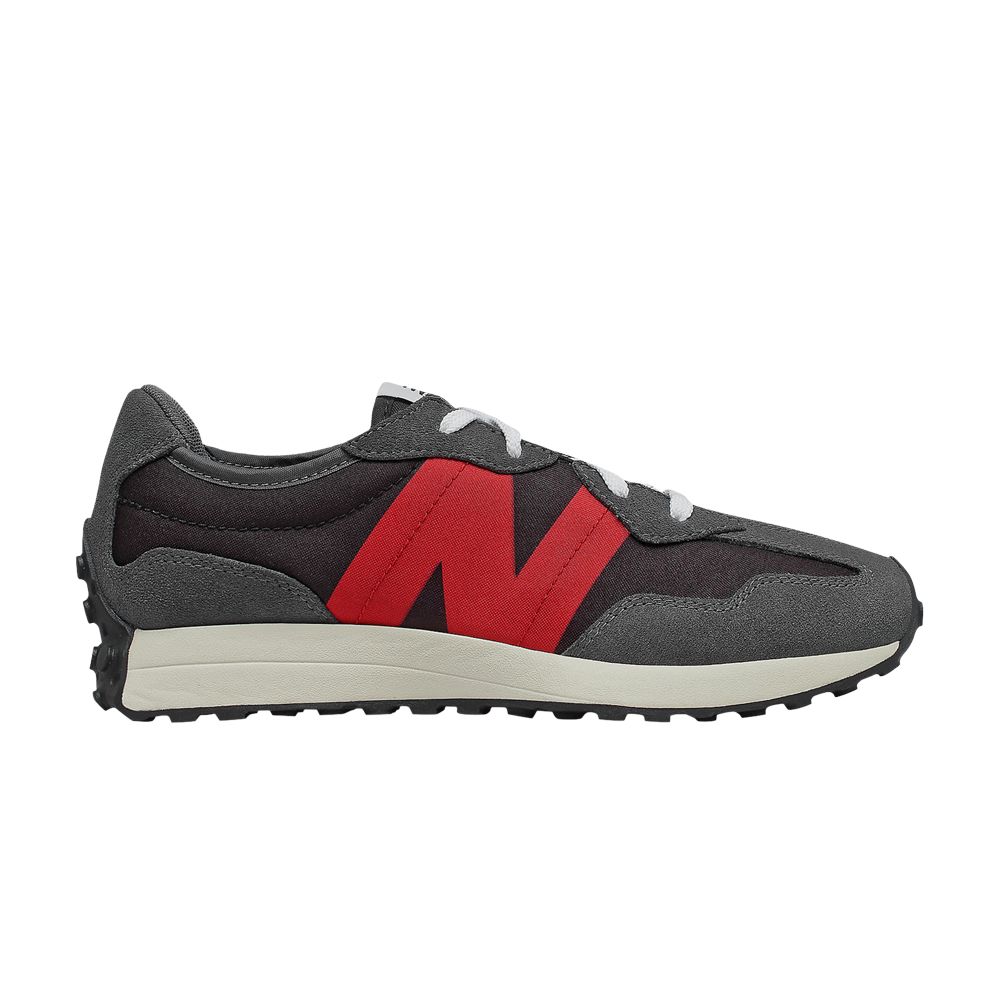 New Balance 327 Big Kid 'Magnet Team Red' | Grey | Kid's Size 6