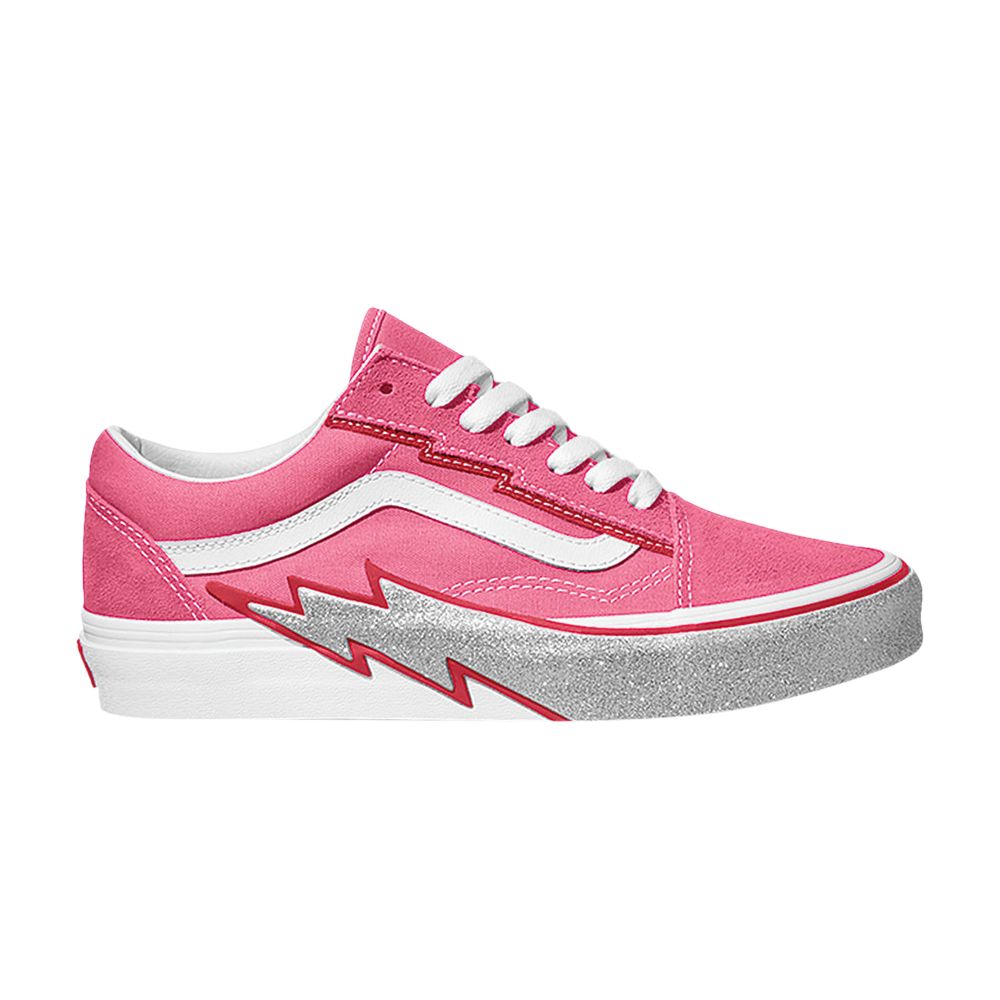 Vans Old Skool 'Bolt - Glitter Sidewall Honeysucker' | Pink | Men's Size 7.5