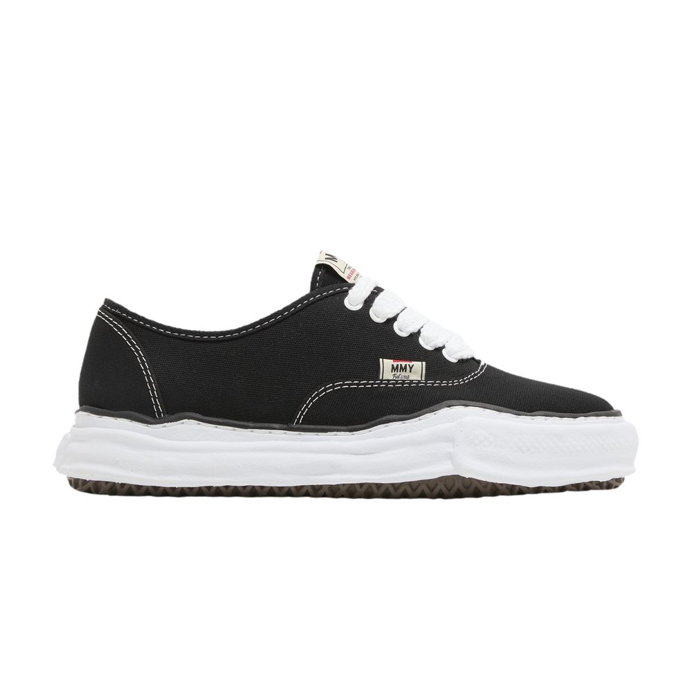Pre-owned Miharayasuhiro Maison Mihara Yasuhiro Maison Mihara Yasuhiro Baker Og Sole Canvas Low 'black' | Men's Size 36