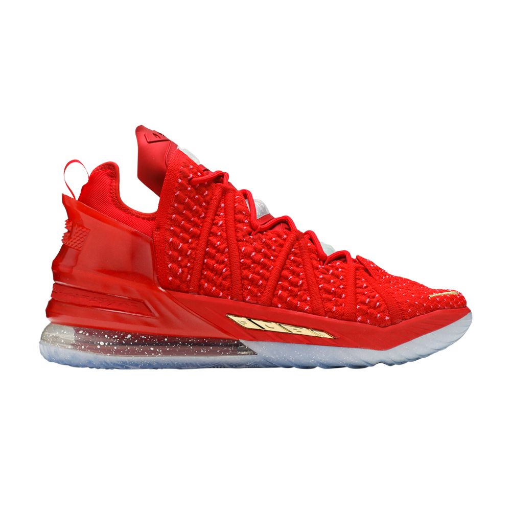 Nike LeBron 18 'X-Mas In LA' | Red | Men's Size 8