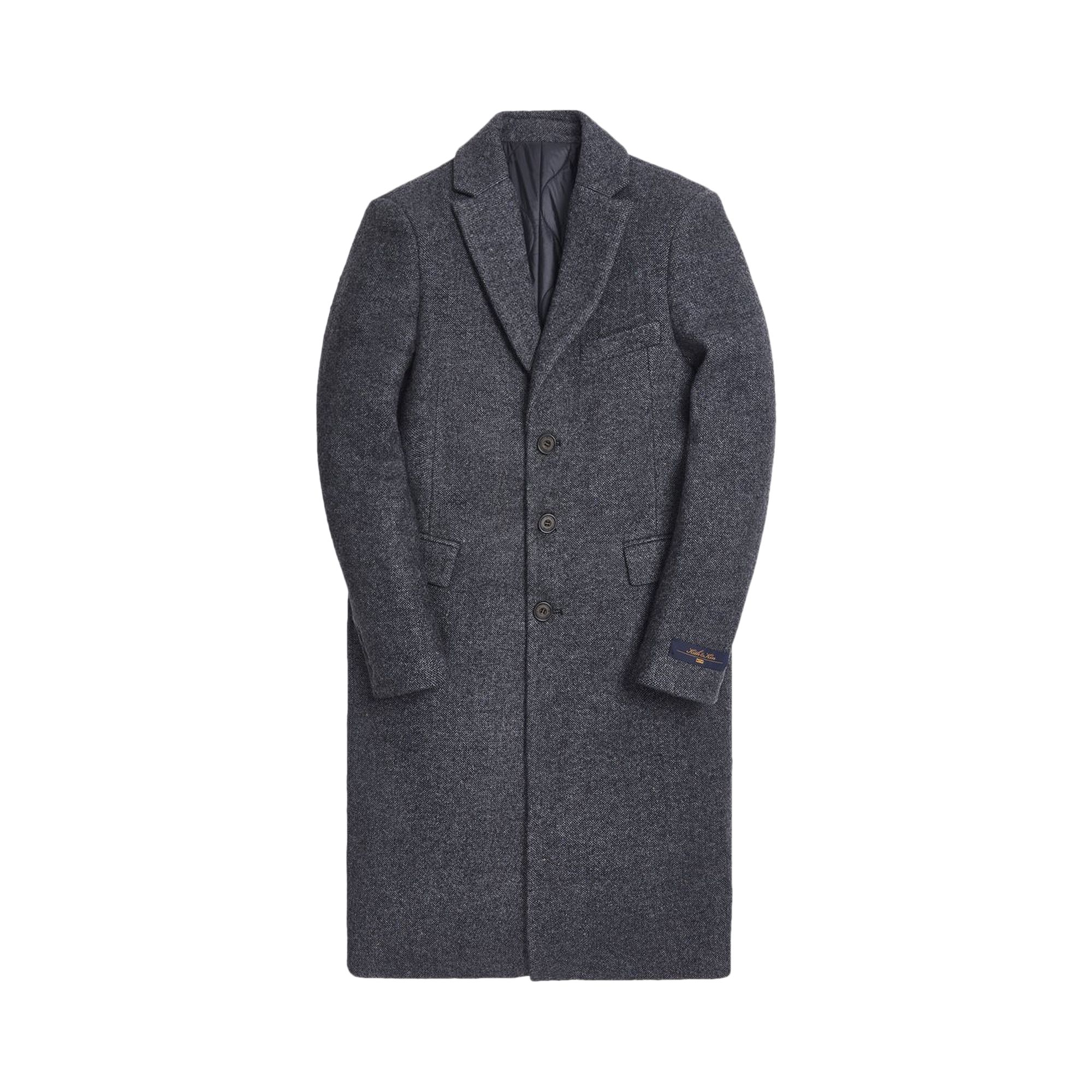 Pre-owned Kith Royce Coat With Quilted Lining 'black' | Men's Size L