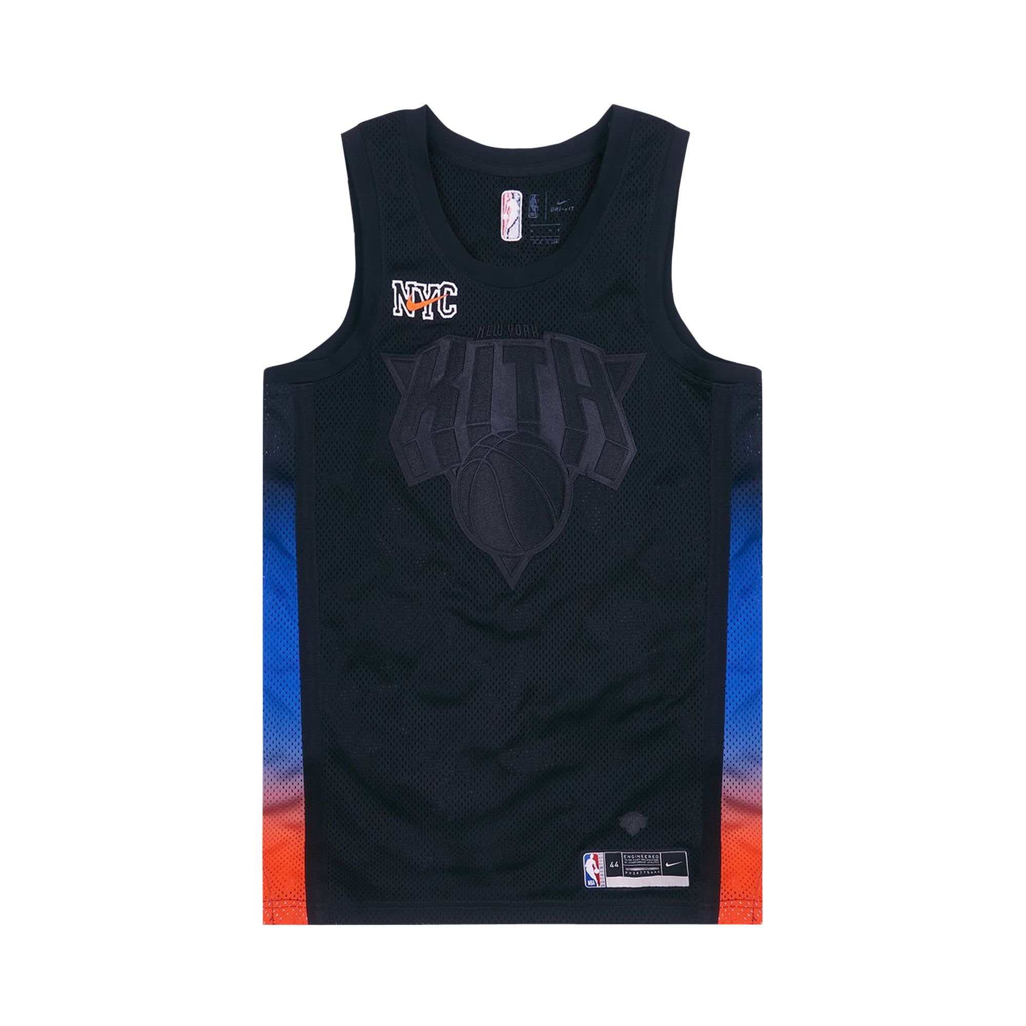 Kith x Nike For New York Knicks Jersey Swingman 'Black' | Men's Size S