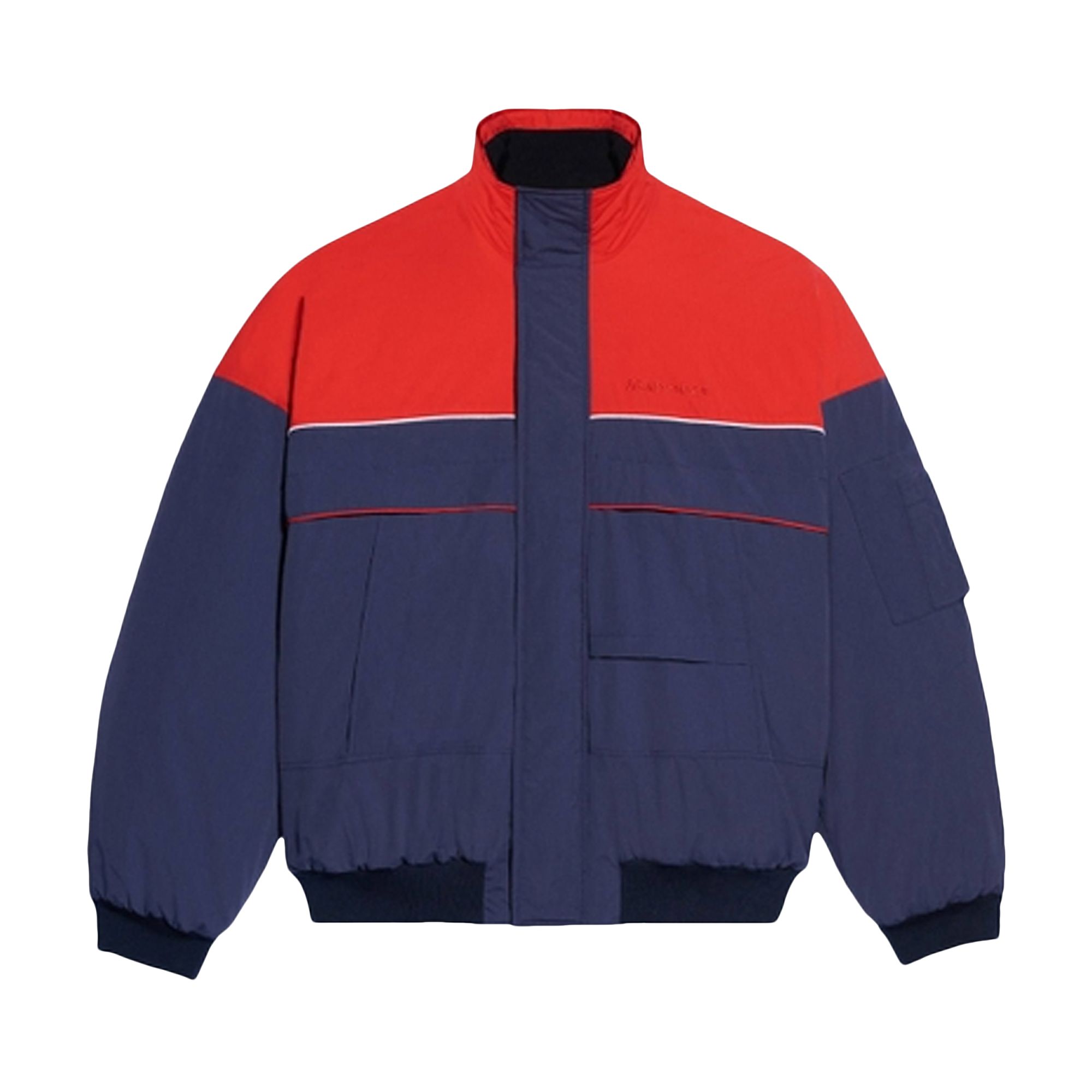 Pre-owned Balenciaga Ski Bomber 'dark Navy/red' | Blue | Men's Size S