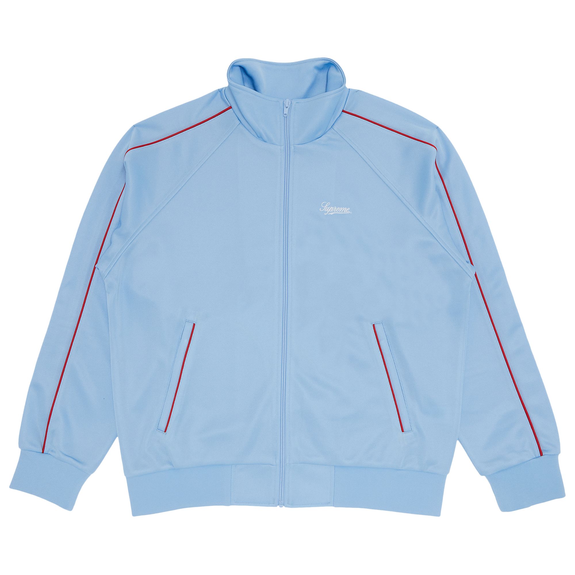 Supreme Tricot Track Jacket 'Light Blue' | Men's Size L
