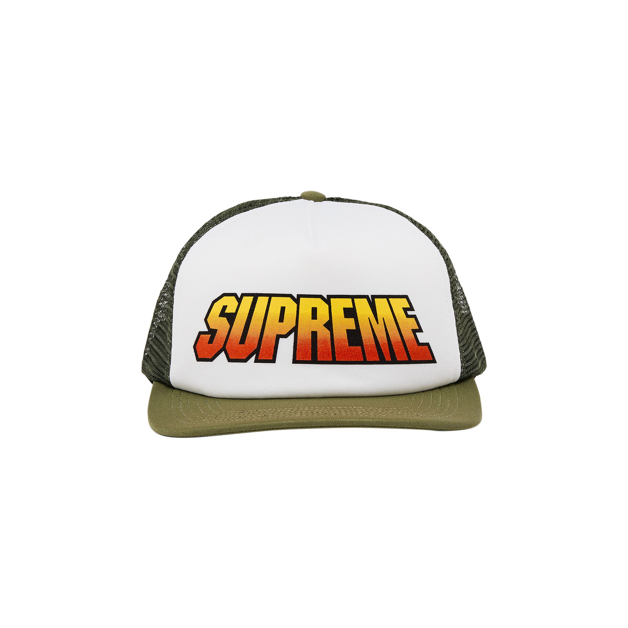 Click to view more detailed imagery on our partner's website Pre-owned Supreme Gradient Mesh Back 5-panel 'olive' In Green