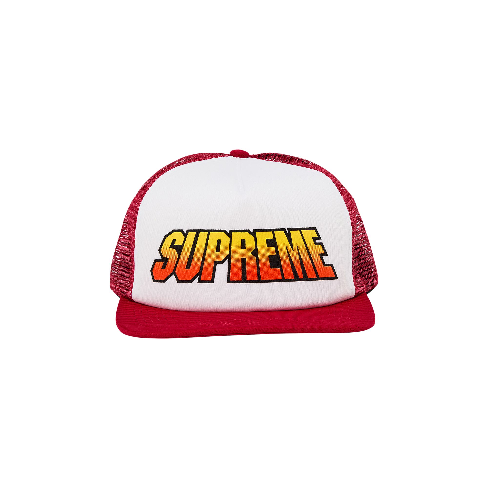 Supreme Gradient Mesh Back 5-Panel 'Red' | Men's Size Onesize