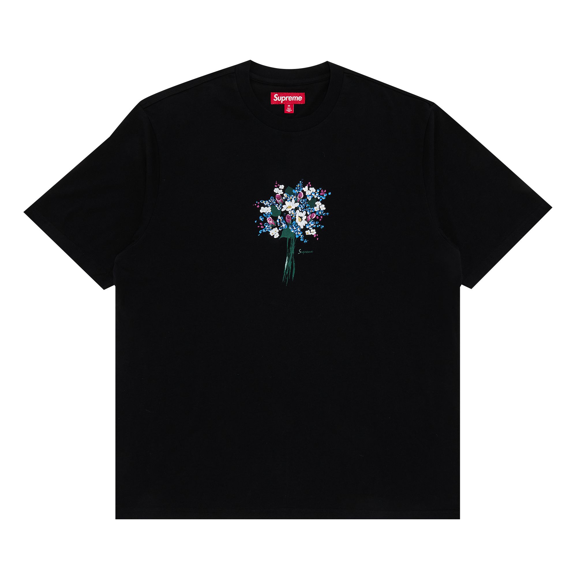 Supreme Bouquet Short-Sleeve Top 'Black' | Men's Size L