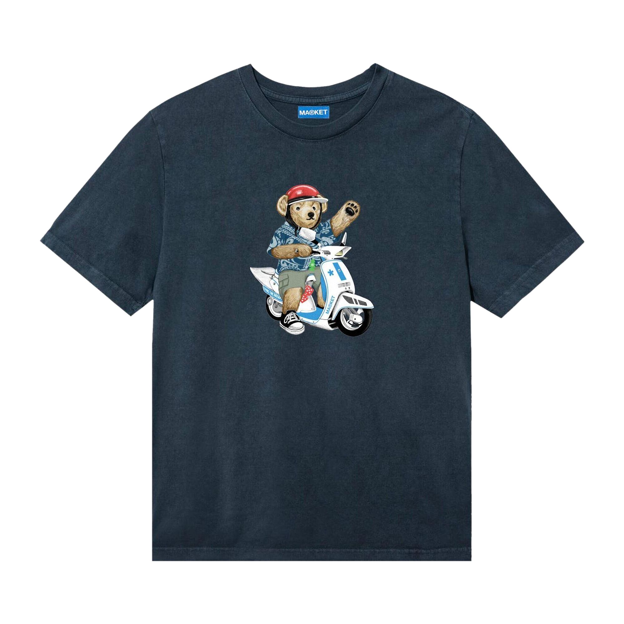 Market Living The Dream T-Shirt 'Washed Black' | Men's Size M