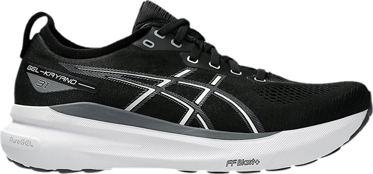 Gel Kayano 31 Extra Wide Black White