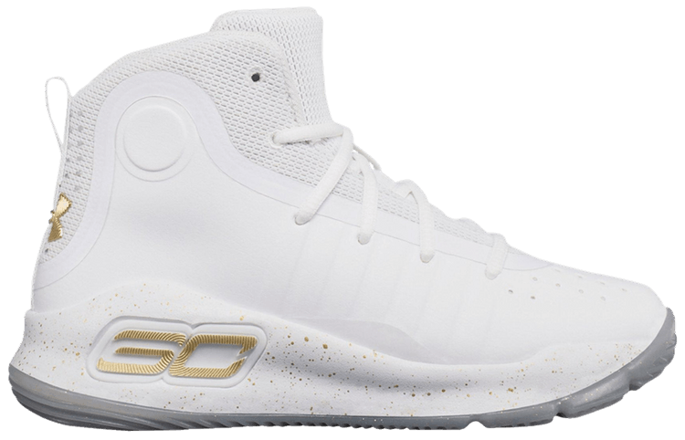 Curry 4 gold and white top