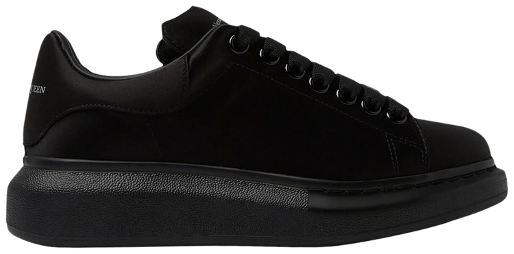 Alexander McQueen Wmns Oversized Sneaker 'Black Satin'