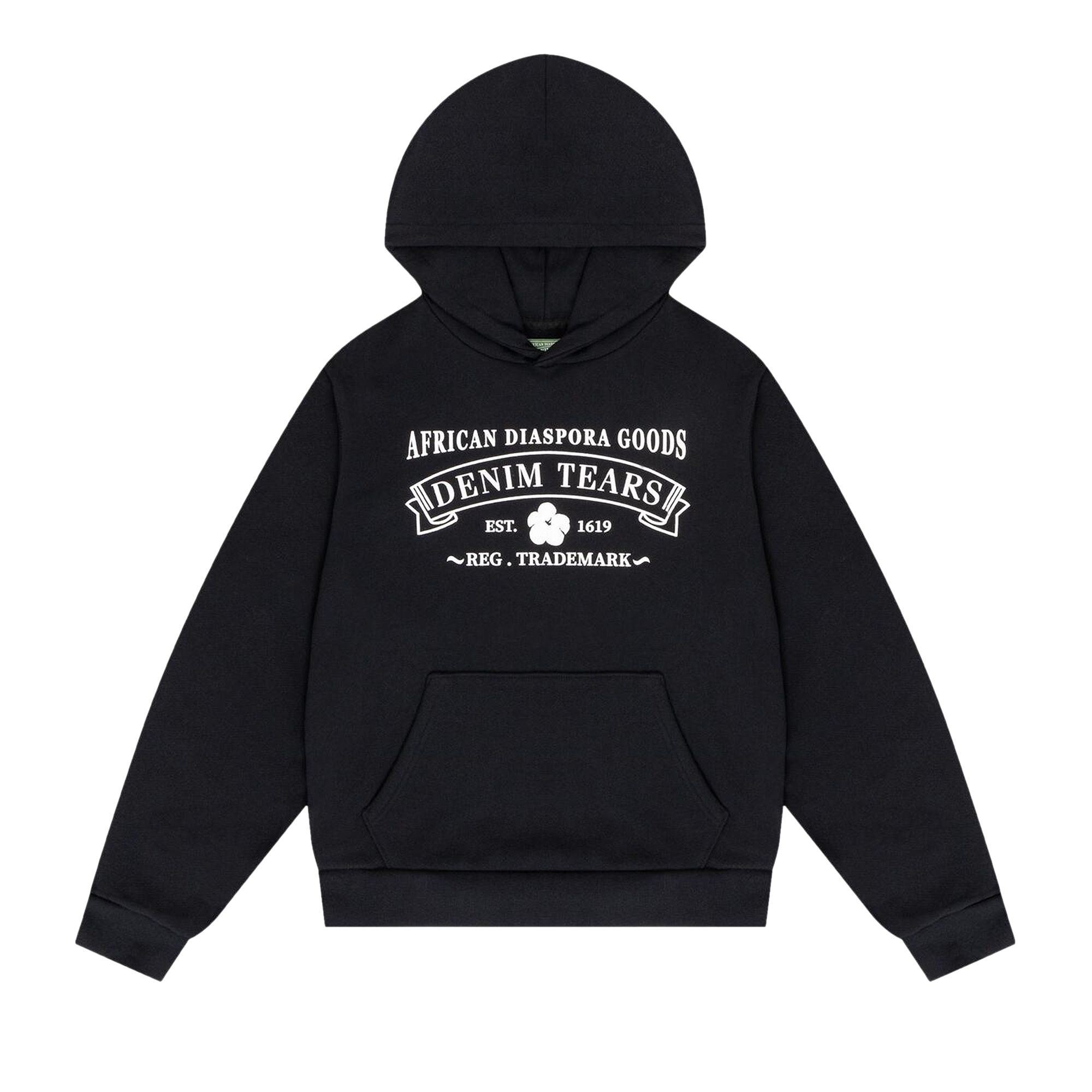 Pre-owned Denim Tears Adg Hoodie 'black' | Men's Size Xl