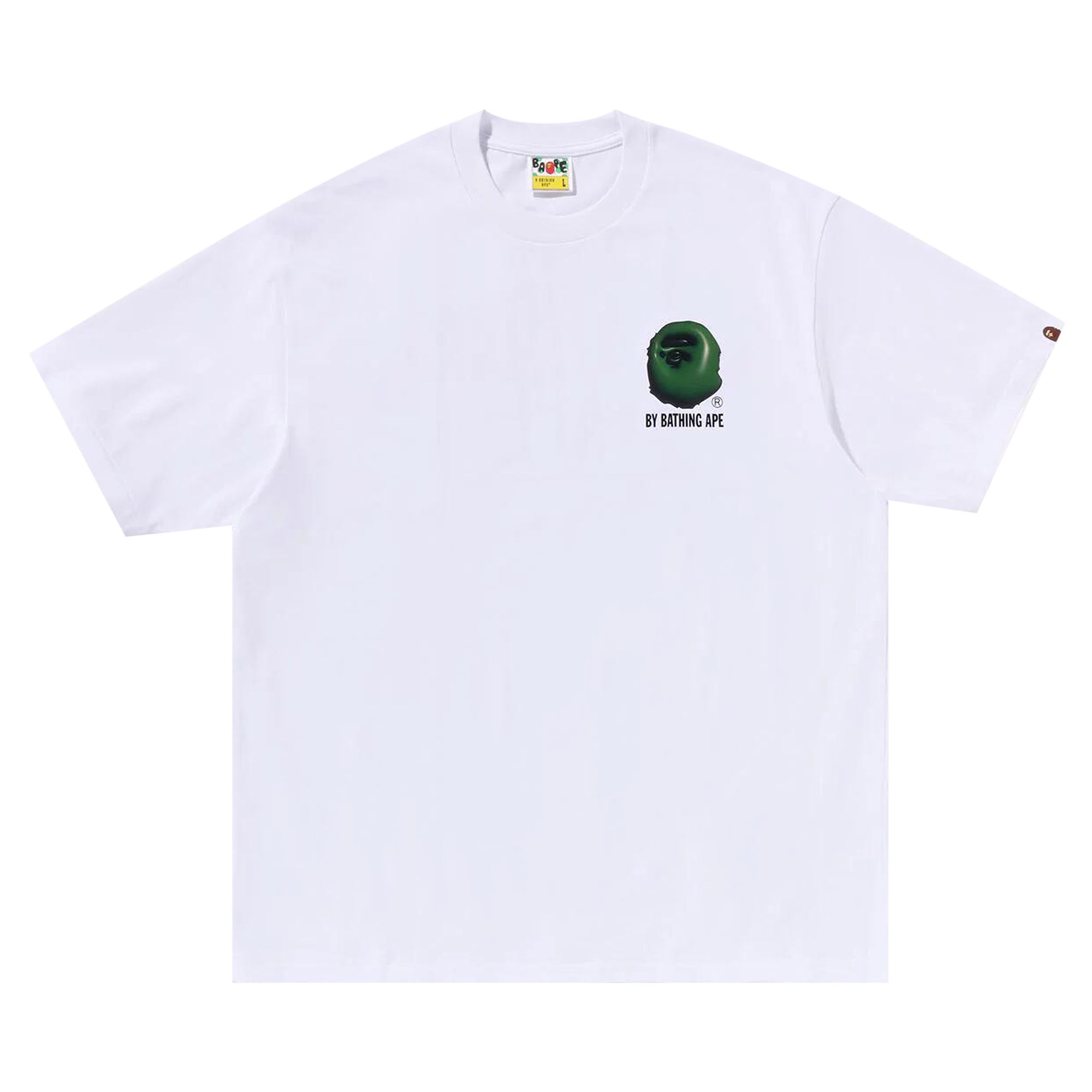 Pre-owned Bape 3d Art Ape Head Relaxed Fit Tee 'white'