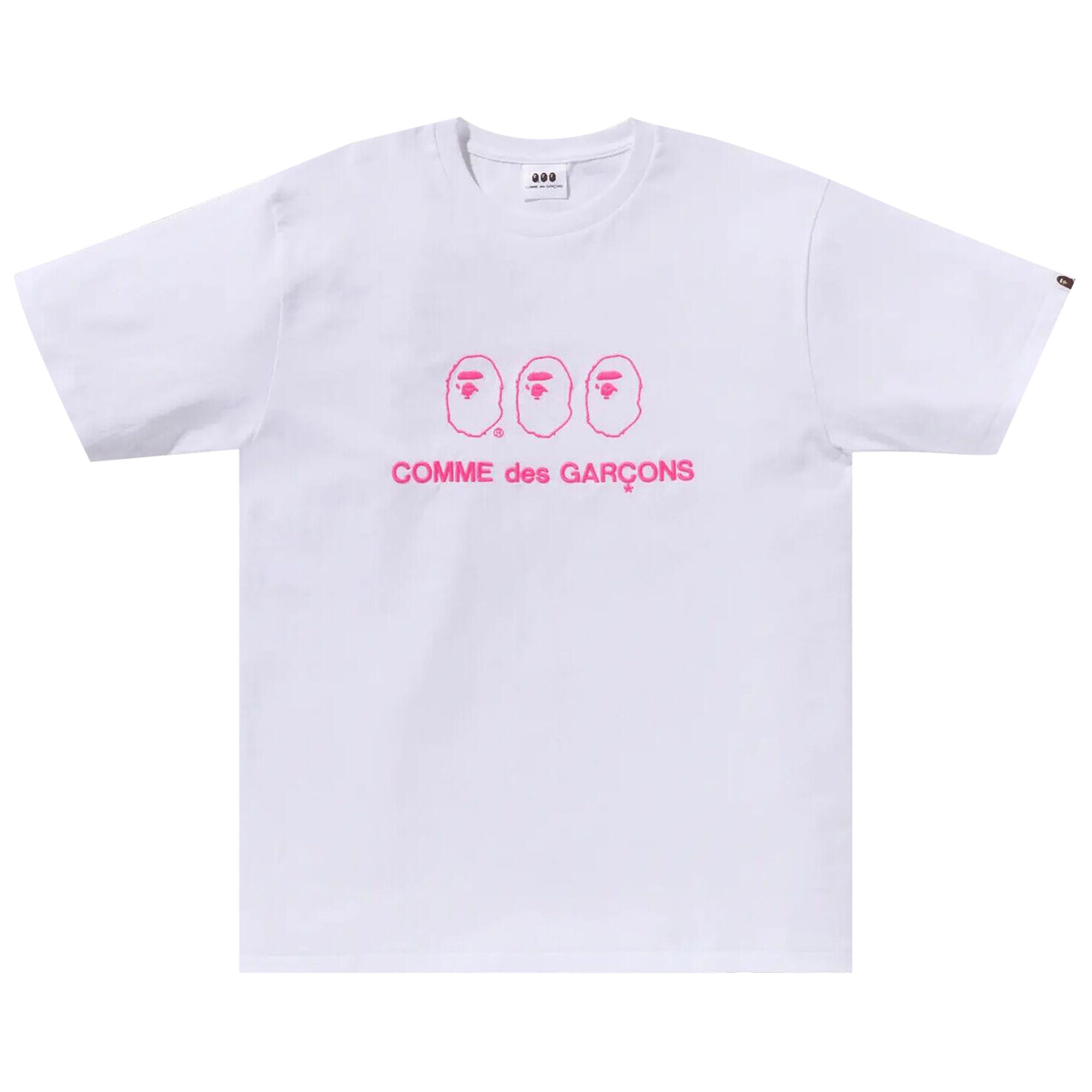 Pre-owned Bape X Comme Des Garçons Osaka Tee #1 'white' | Men's Size Xl