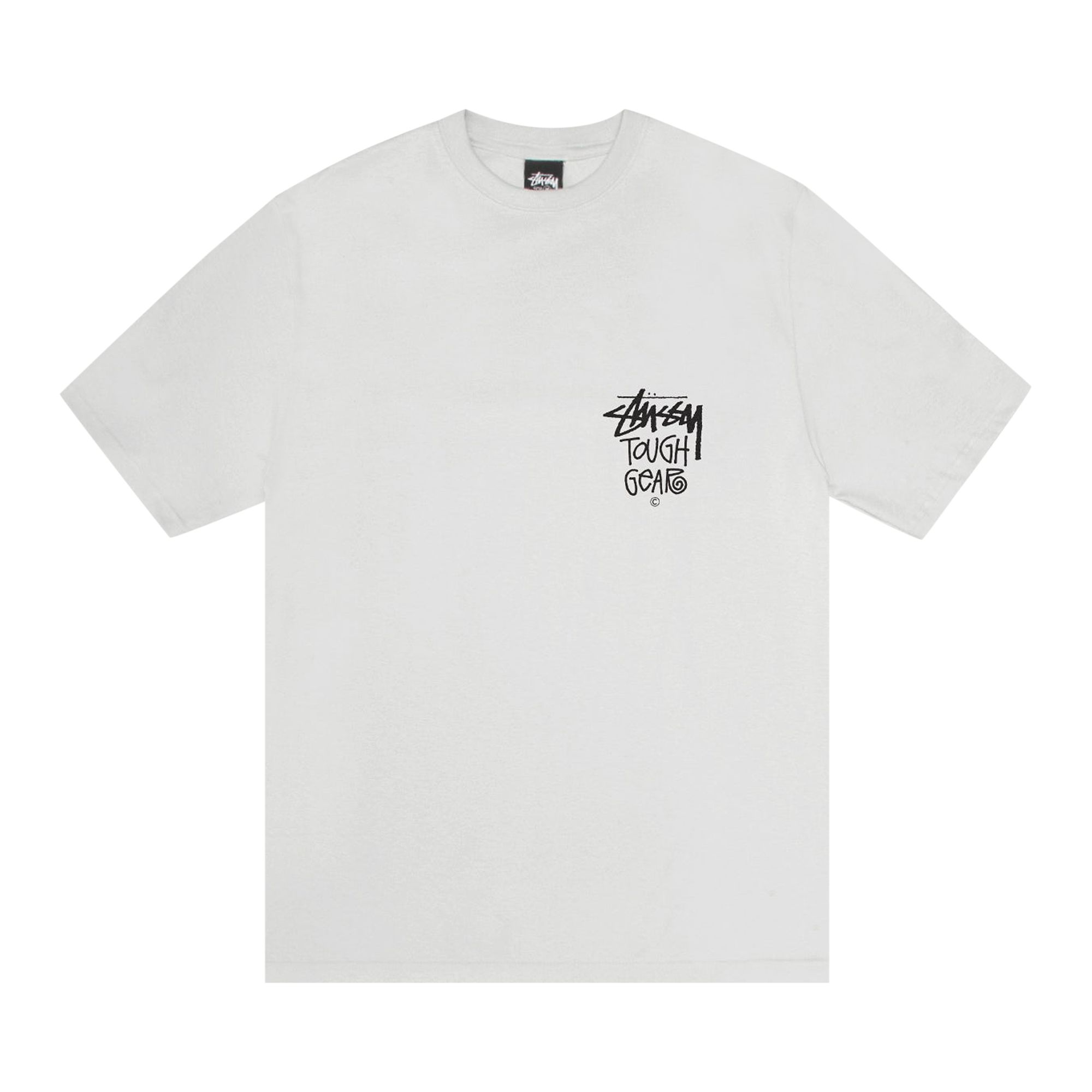Stussy Tough Gear Tee 'Fog' | Grey | Men's Size XL