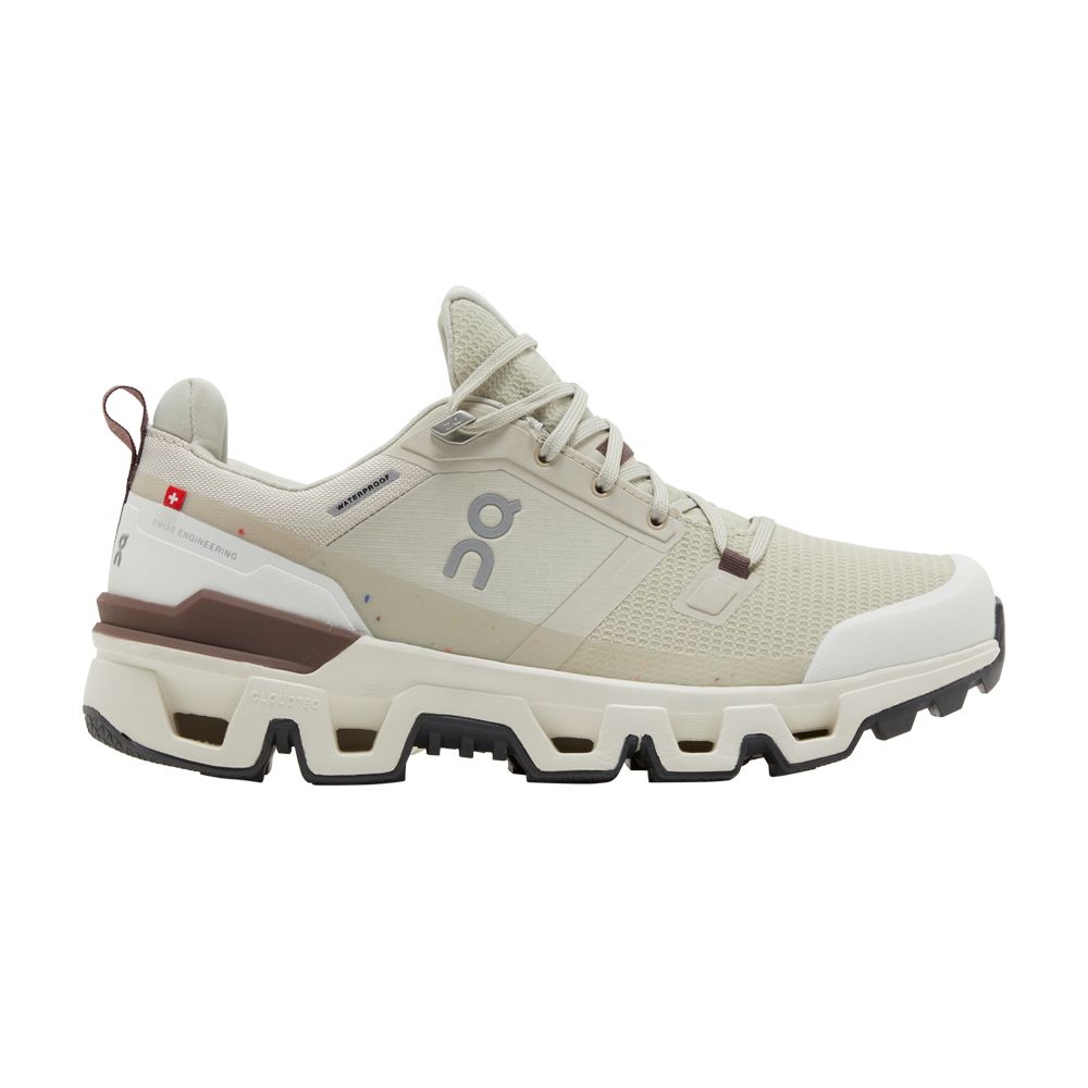 ON Wmns Cloudwander Waterproof 'Sand Ivory' | Cream | Women's Size 5