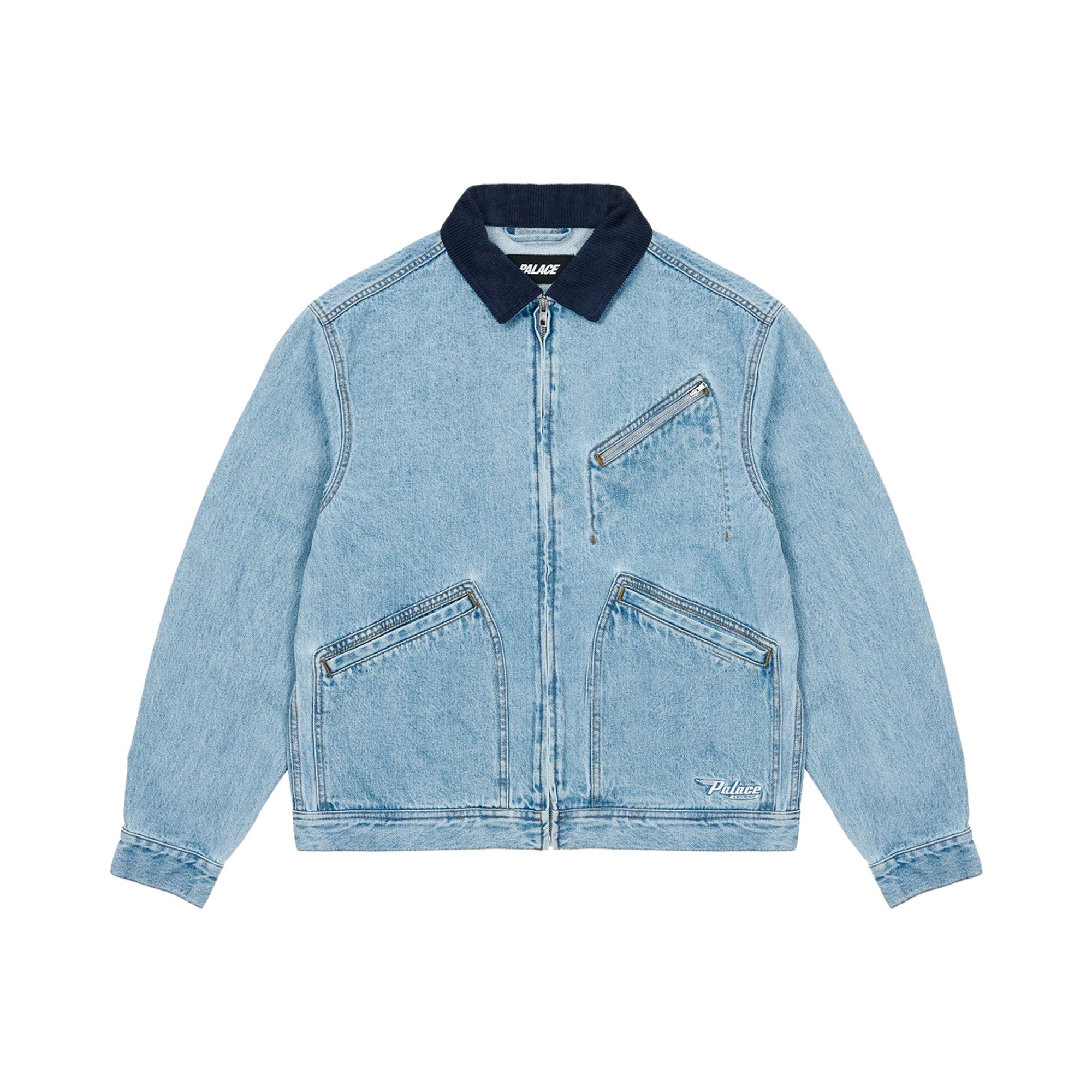 Palace P-Workwear Jacket 'Stone Wash' | Blue | Men's Size L