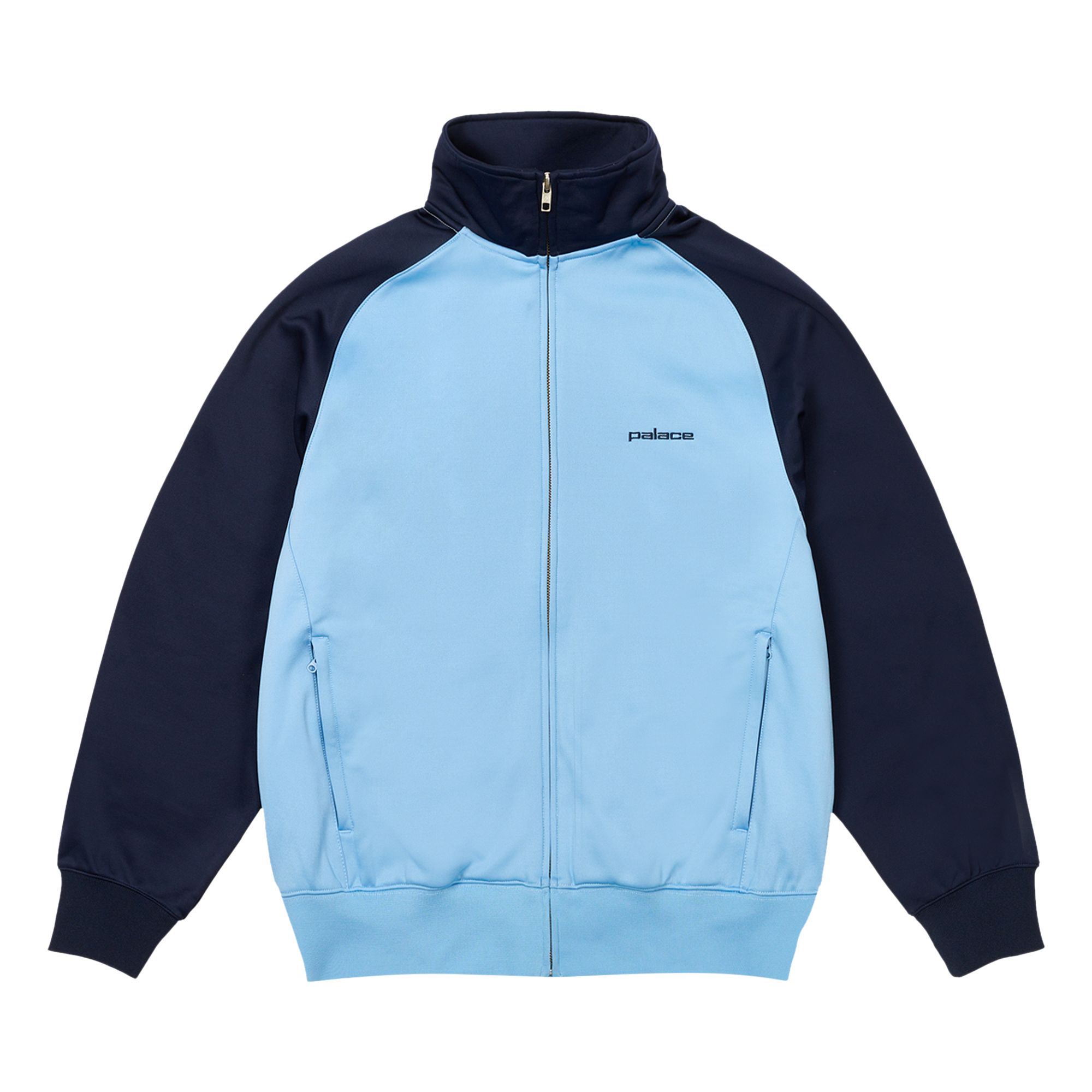 Pre-owned Palace Polyknit Track Jacket 'navy/fresh Air' | Blue | Men's Size Xl