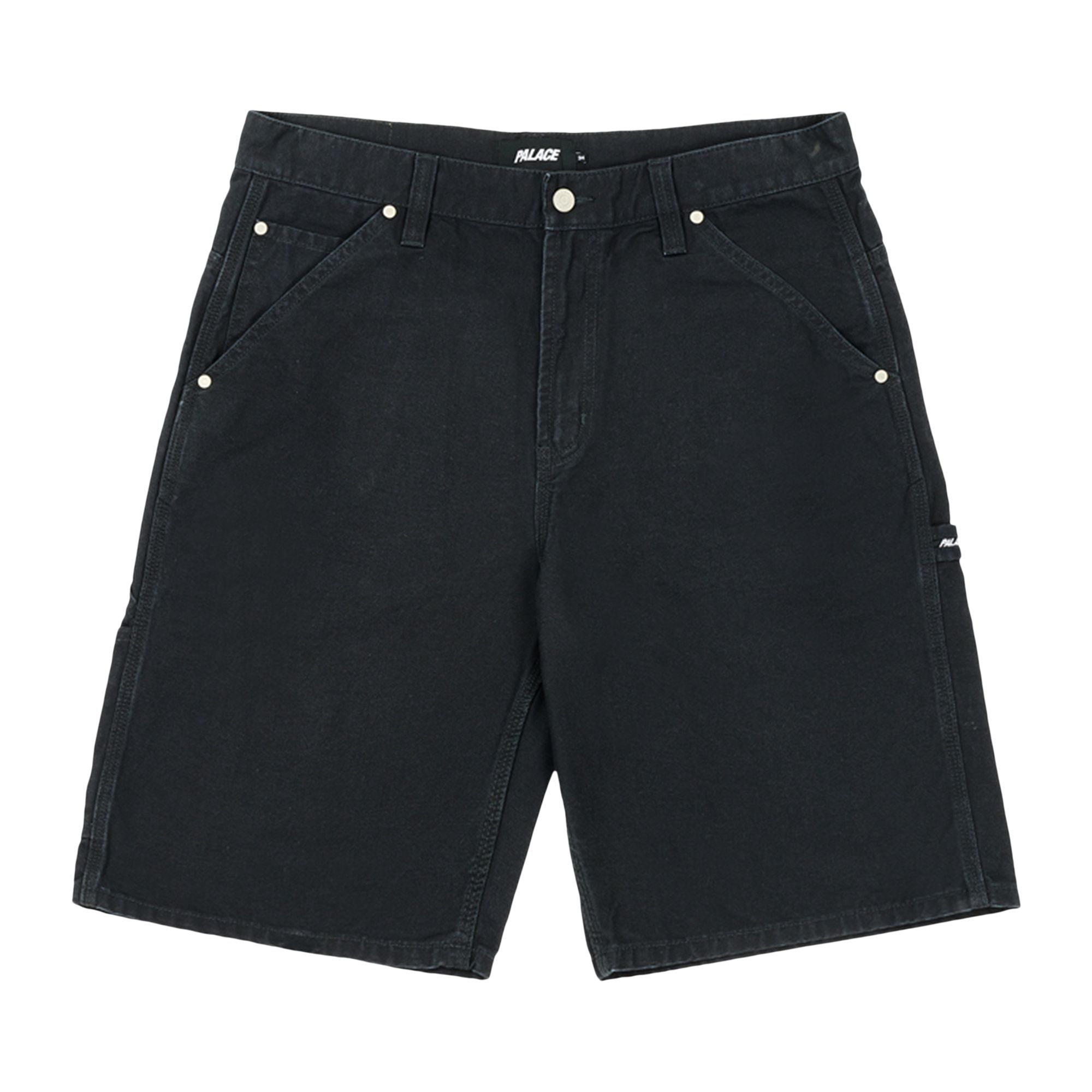 Pre-owned Palace Canvas Carp Short 'black' | Men's Size 36