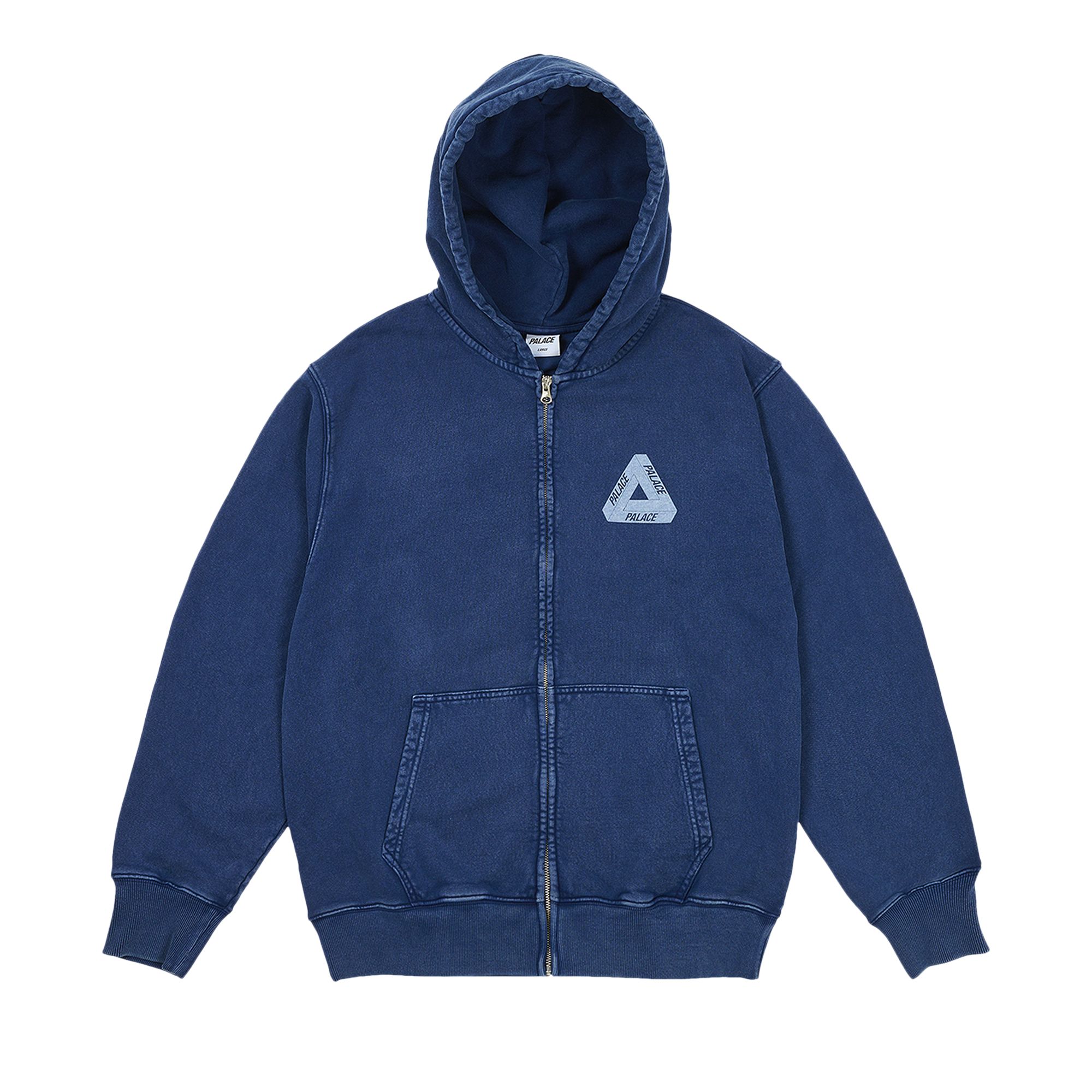 Palace Pigment Wash Tri-Ferg Hood 'Navy' | Blue | Men's Size M