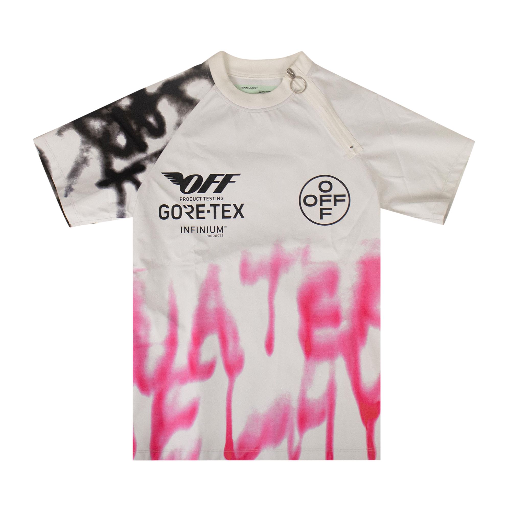Off-White Goretex Graffiti Short-Sleeve T-Shirt 'Multi-Color' | Men's Size XS