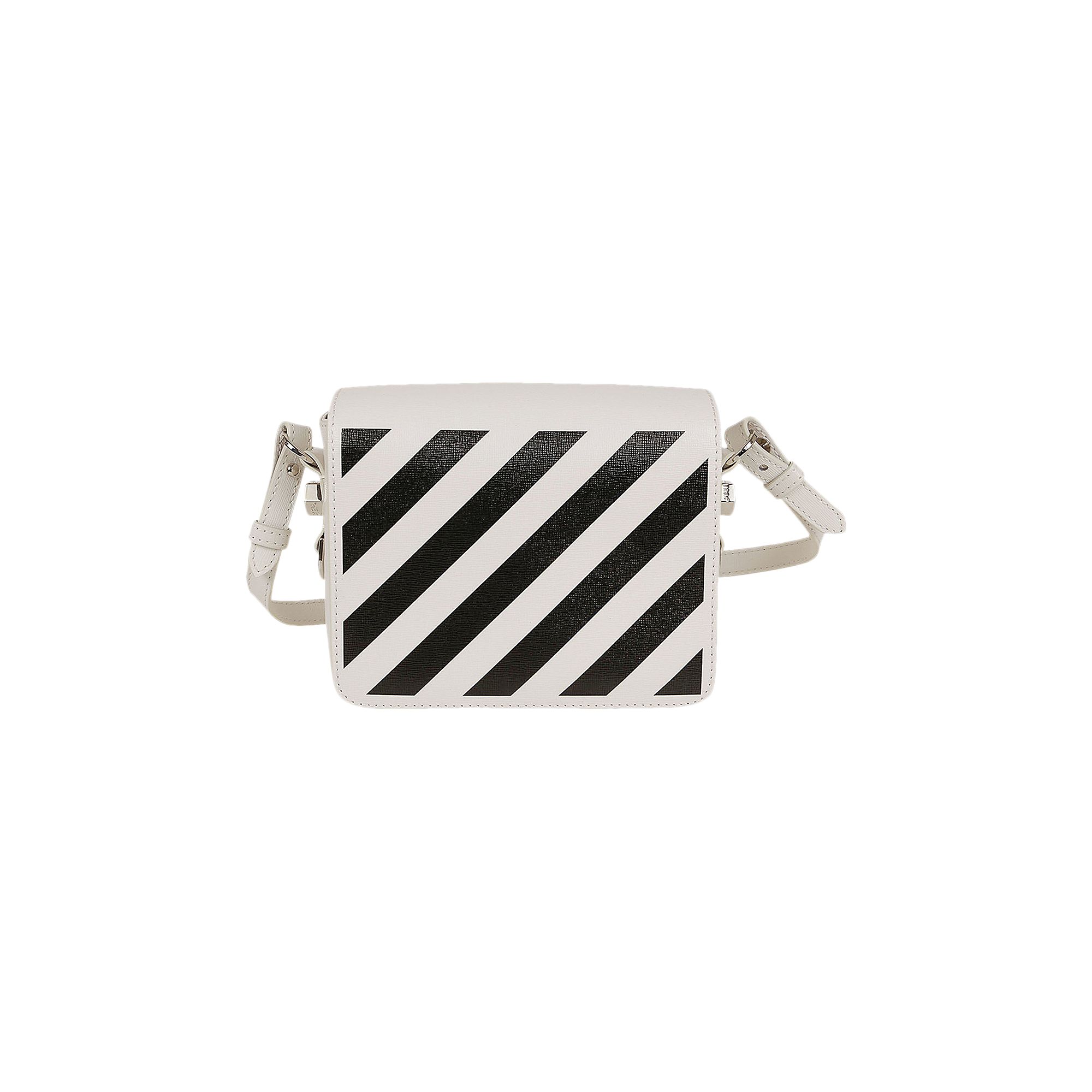 Pre-owned Off-white Diag Flap Bag 'off White/black' | Women's Size Onesize