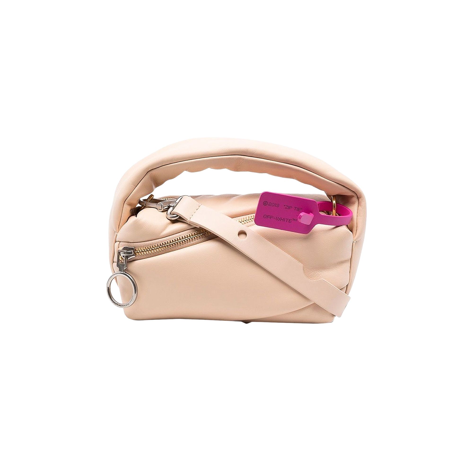 Pre-owned Off-white Pump Pouch 19 Bag 'sand' | Brown | Women's Size Onesize
