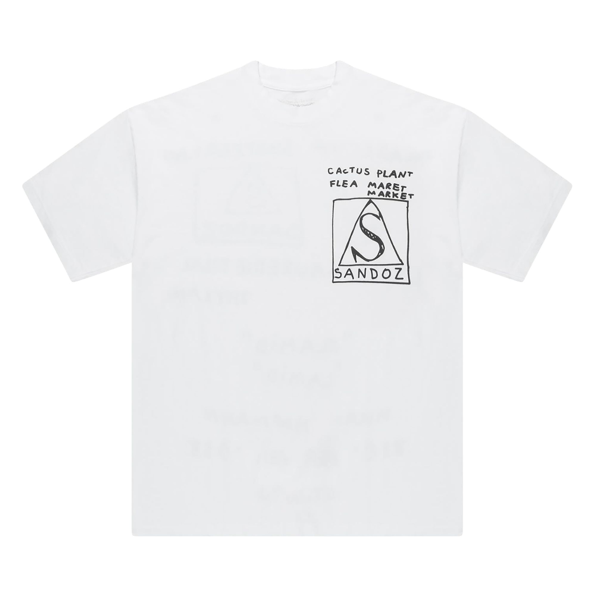 Pre-owned Cactus Plant Flea Market X Tom Sachs Sandoz T-shirt 'white' | Men's Size Xl