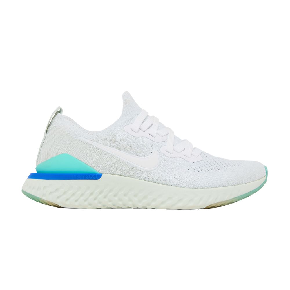 Nike Wmns Epic React Flyknit 2 'White Light Aqua' | Women's Size 5
