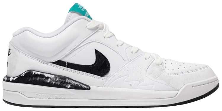 SoleFly x Formula 1 x Air Jordan Jordan Stadium 90 Miami Grand Prix Pack   White Black