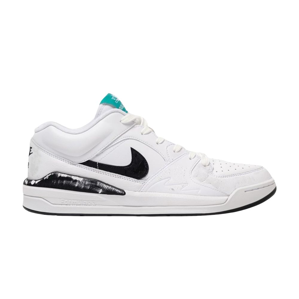 SoleFly x Formula 1 x Jordan Stadium 90 'Miami Grand Prix Pack - White Black' - HF5258-102-SOLEFLY