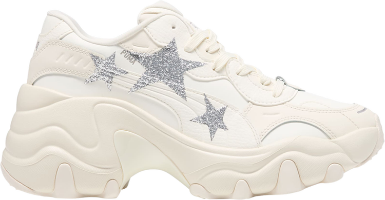 Wmns Pulsar Wedge Star 'Frosted Ivory Silver'