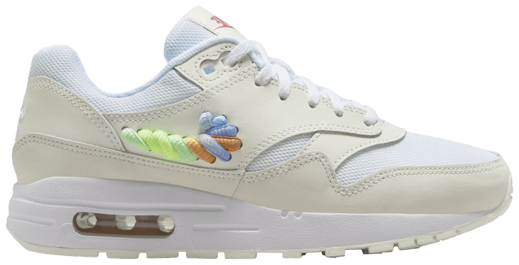 Nike Air Max 1 SE GS Rainbow Lace Swoosh