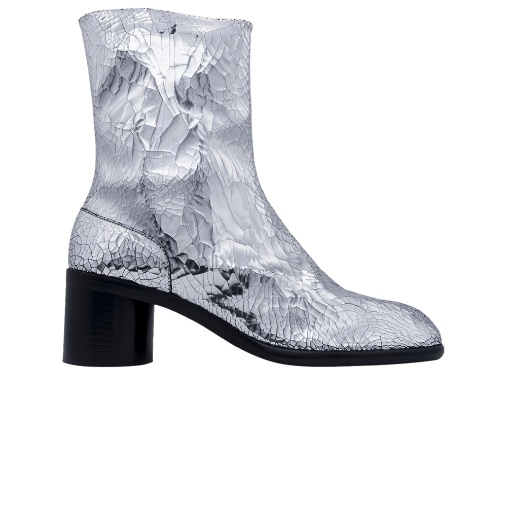 美品 MAISON MARGIELA TABI ブロークンミラー シルバー