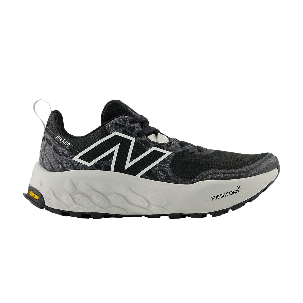 Pre-owned New Balance Wmns Fresh Foam X Hierro V8 Wide 'black Grey Matter'