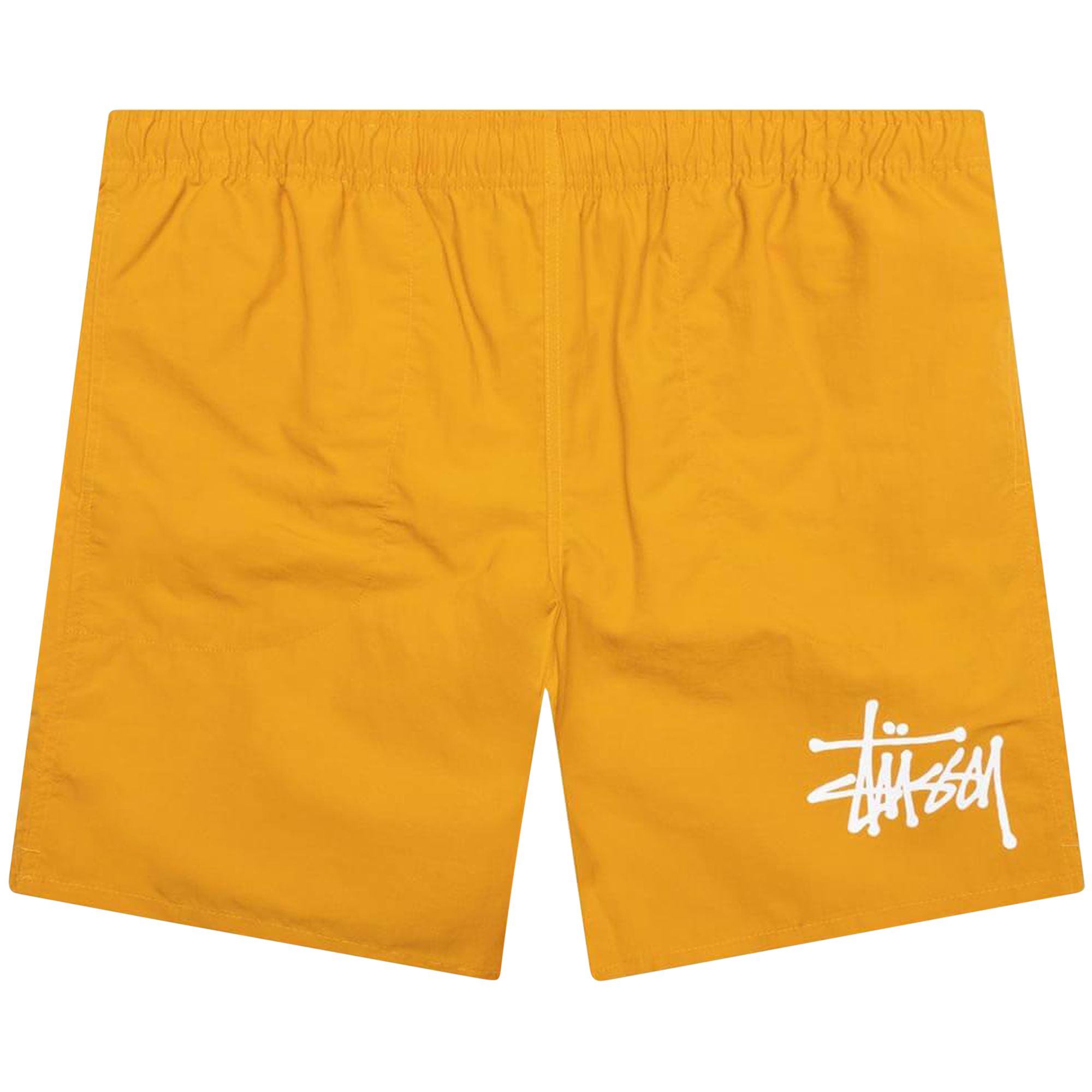 Pre-owned Stussy Big Basic Water Shorts 'honey' | Yellow | Men's Size S