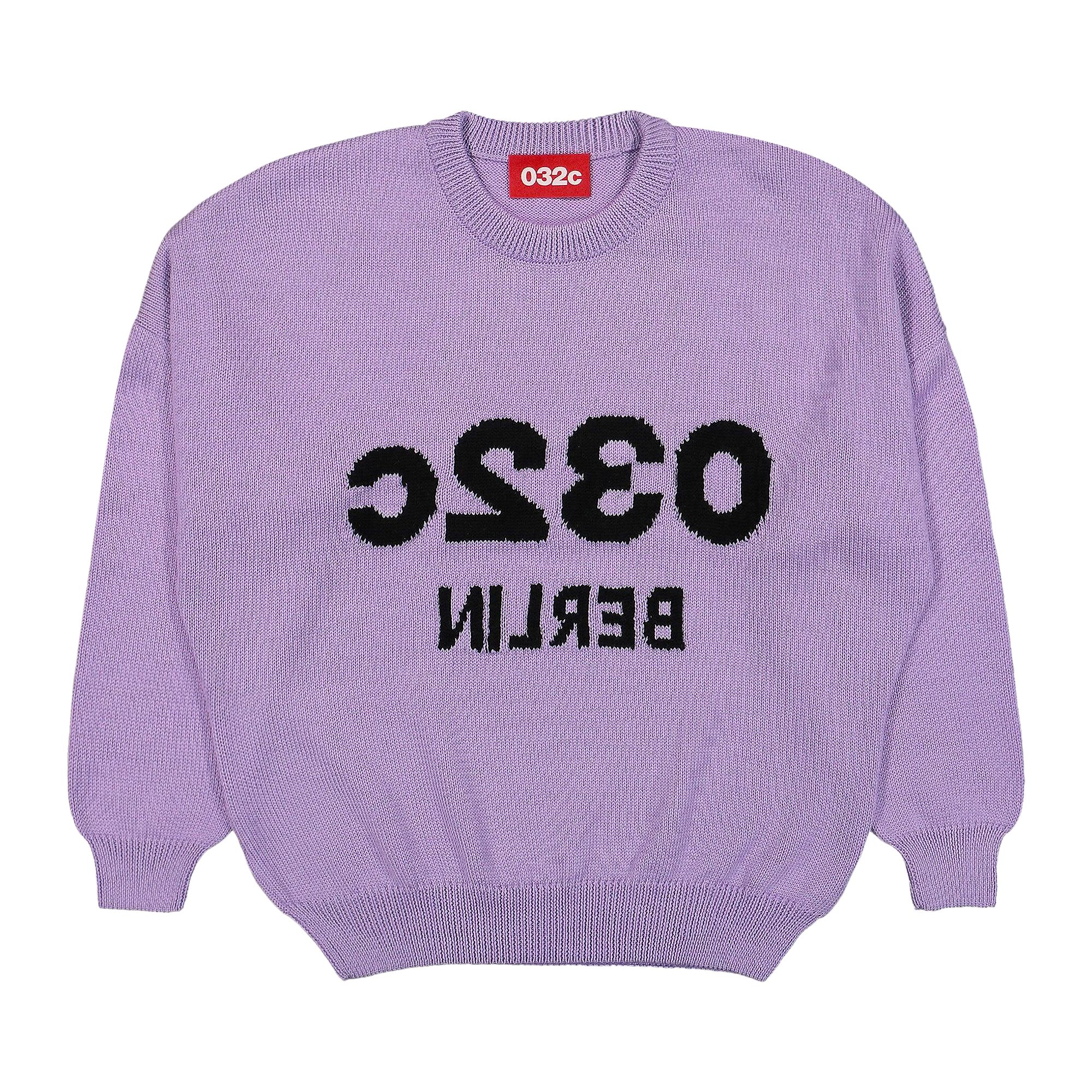 Pre-owned 032c Selfie Sweater 'washed Lilac' | Purple | Men's Size L