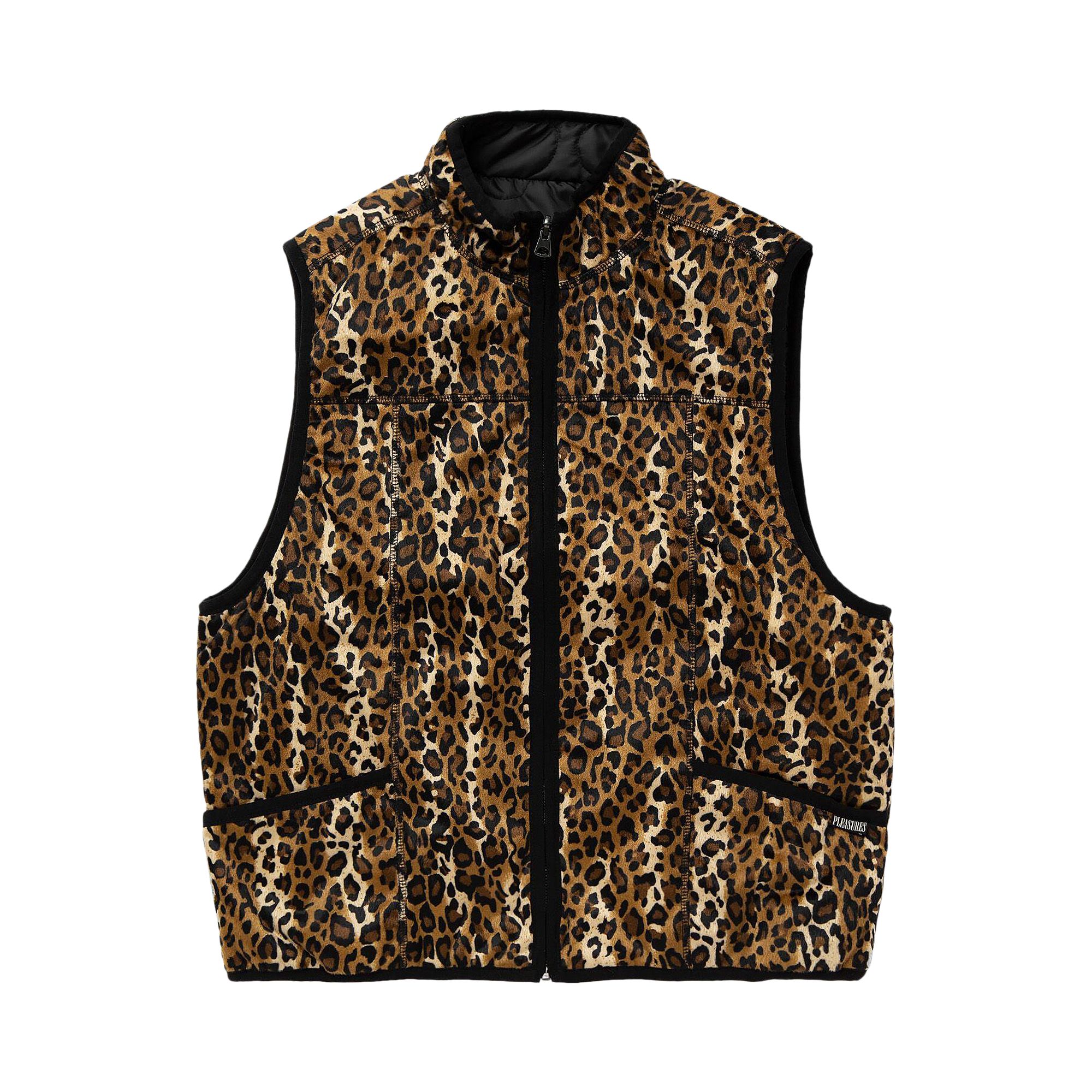 Pre-owned Pleasures Felis Reversible Vest 'gold' | Men's Size S