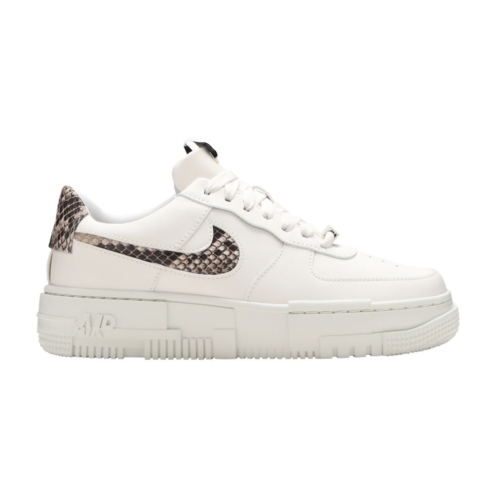 Nike Wmns Air Force 1 Pixel SE 'Sail Snake' | Cream | Women's Size 10