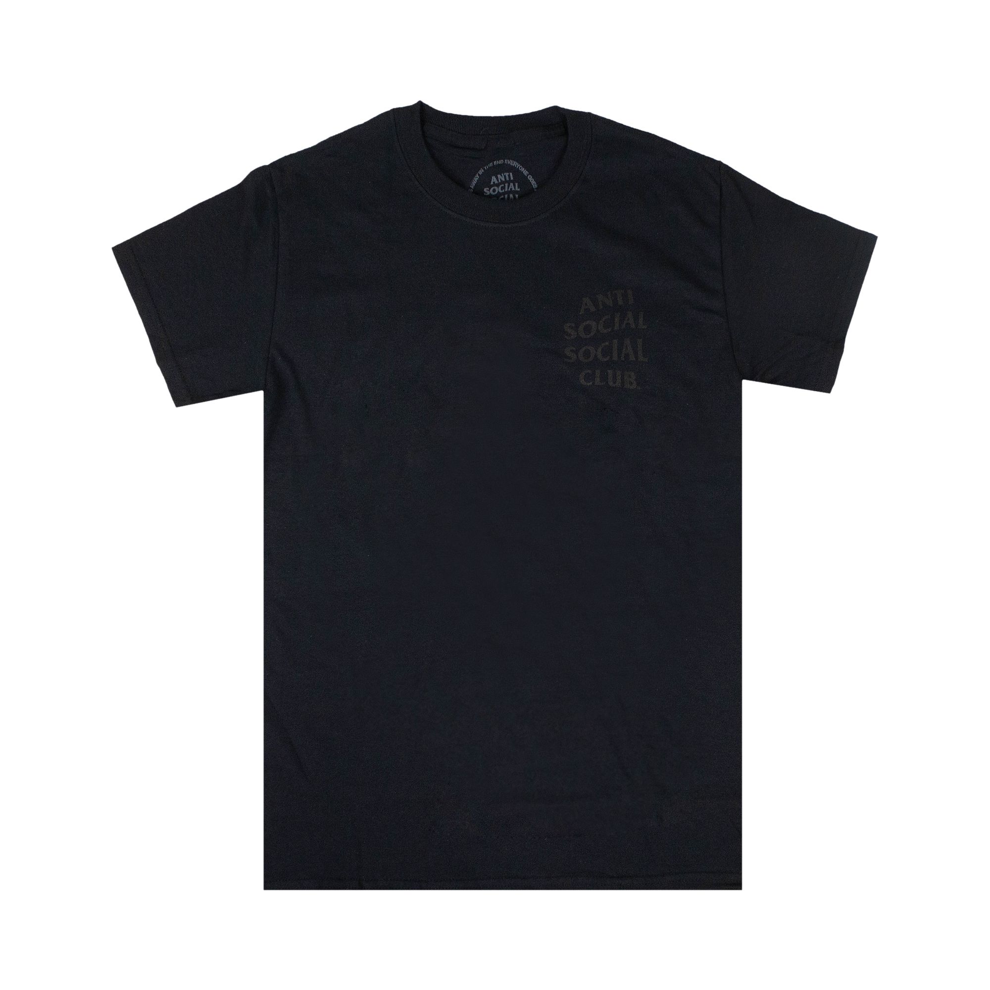 Anti Social Social Club Dramatic Kkoch Short-Sleeve T-Shirt 'Black' | Men's Size L