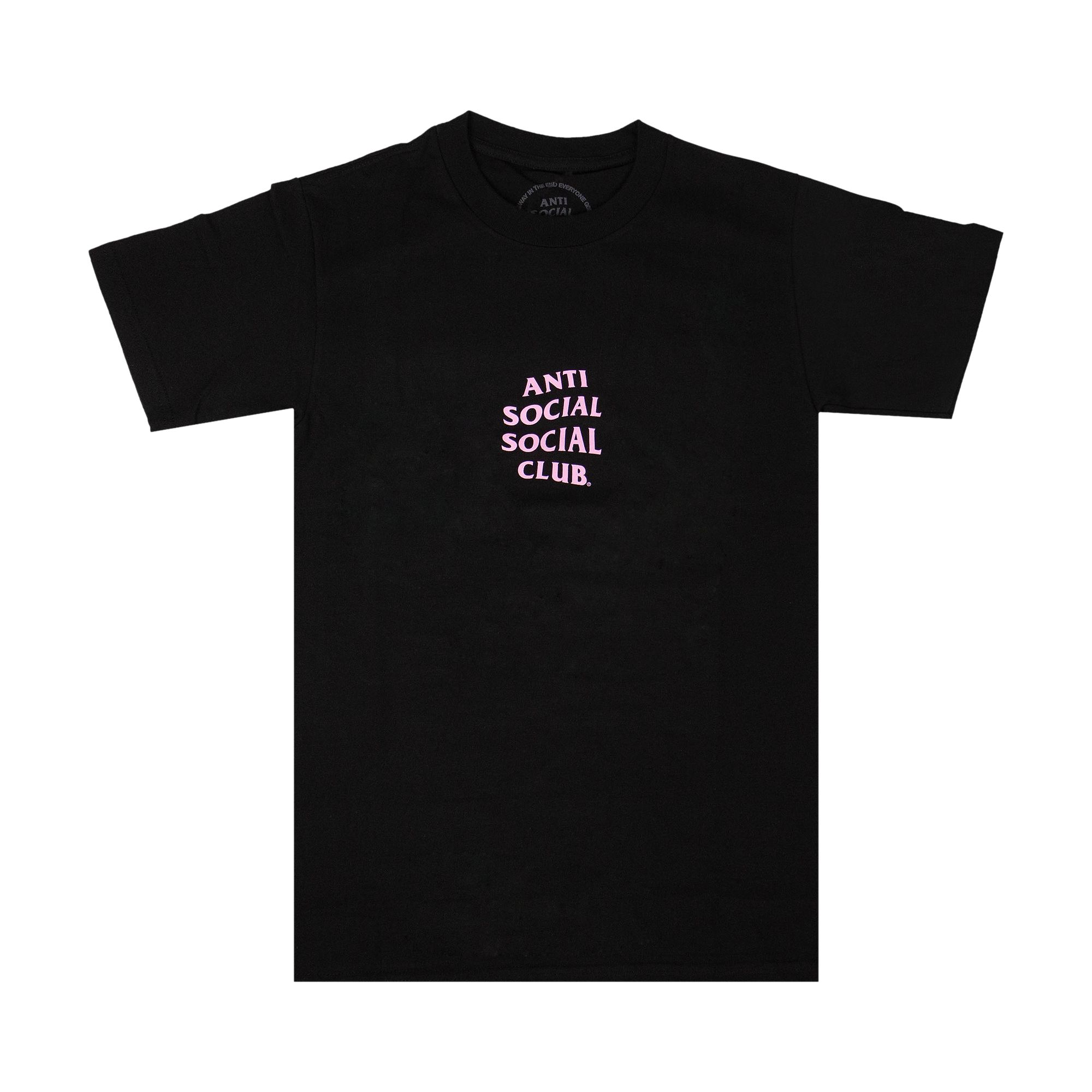 Anti Social Social Club Never Again Short-Sleeve T-Shirt 'Black' | Men's Size L