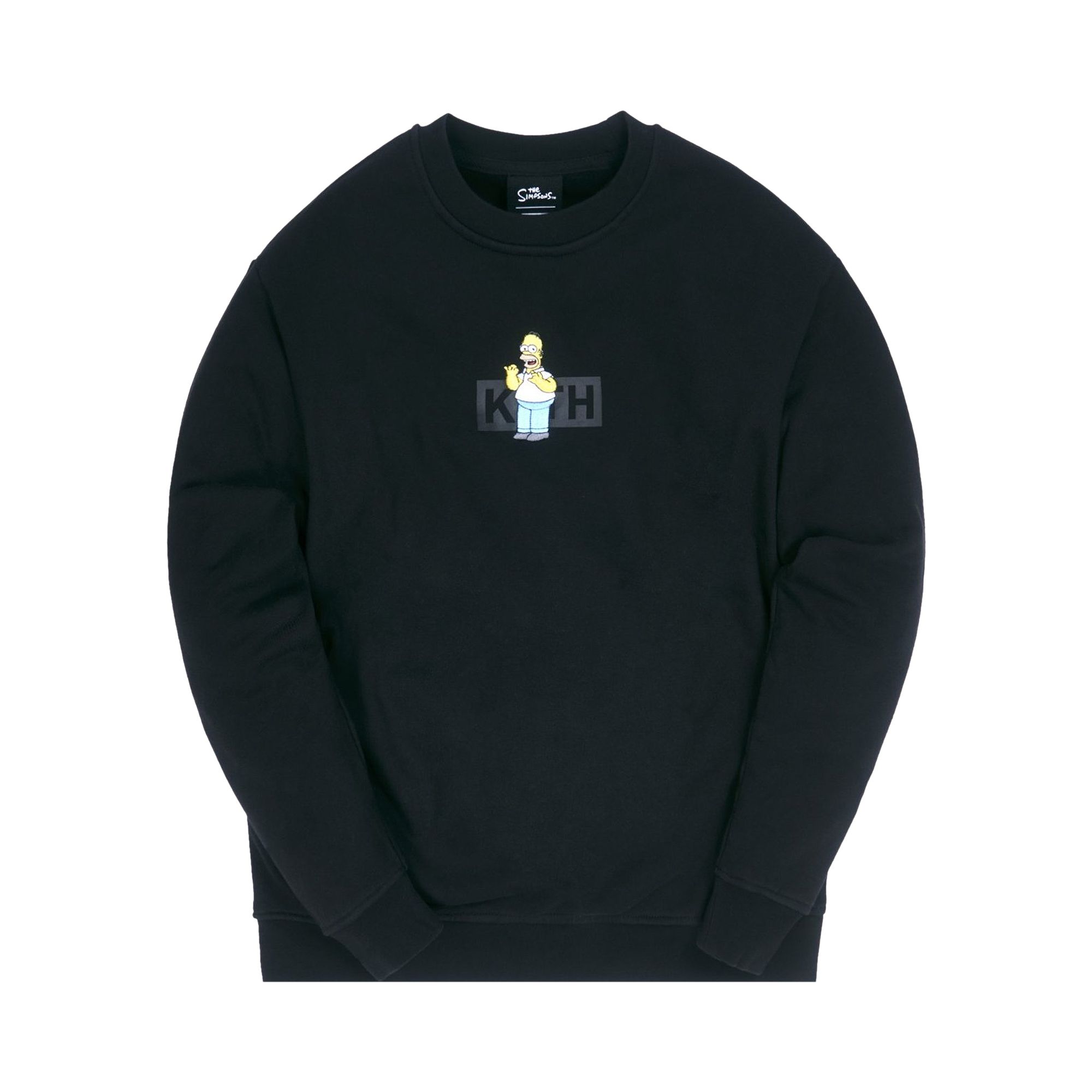 Kith For The Simpsons Homer Box Logo Crewneck 'Black' | Men's Size L