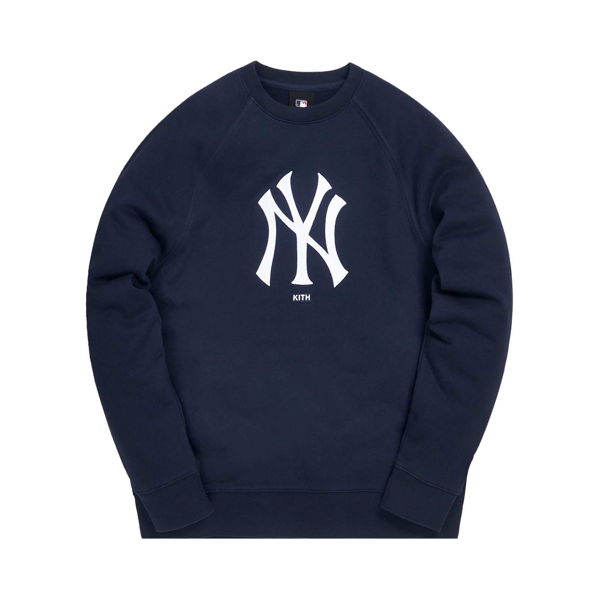 Pre-owned Kith For Major League Baseball New York Yankees Crewneck 'navy' | Blue | Men's Size M