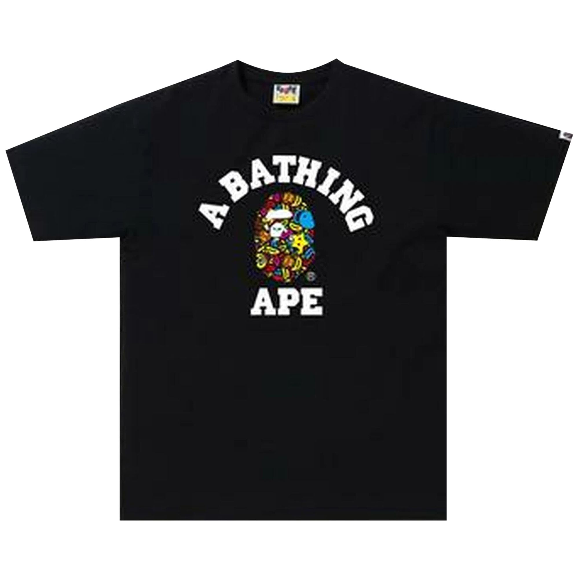BAPE Milo Banana Pool College T-Shirt 'Black' | Men's Size XL