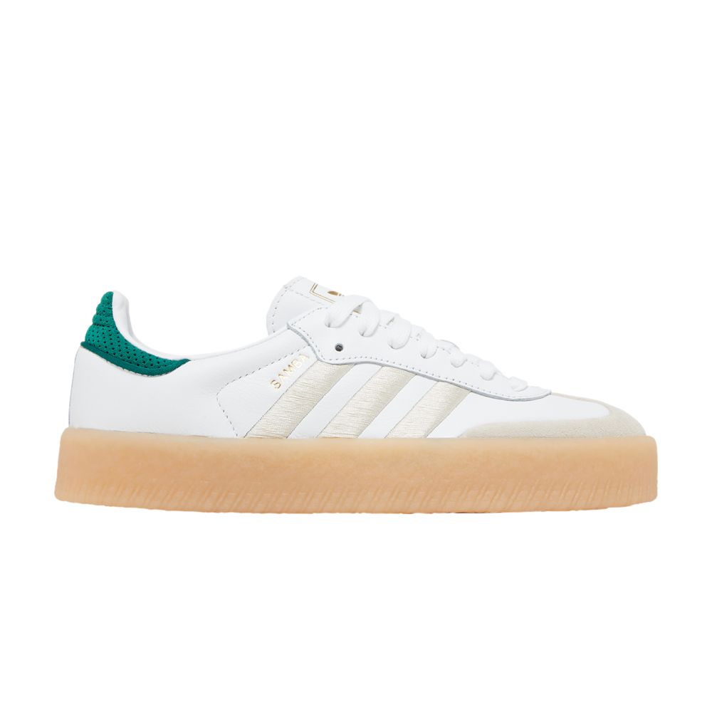 ADIDAS ORIGINALS WMNS SAMBAE 'OFF WHITE GREEN'