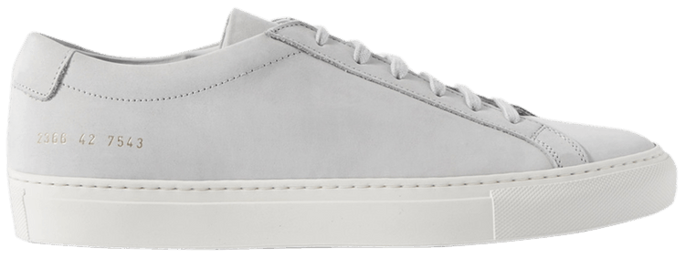 Buy Common Projects Achilles Low Grey Nubuck 2366 7543 GOAT