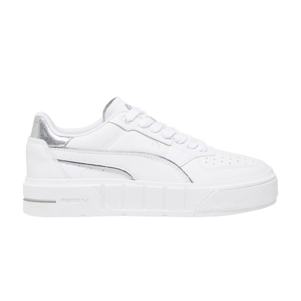Puma Wmns Cali Court 'Metallic Pack - Silver' | White | Women's Size 8 - 393768-02