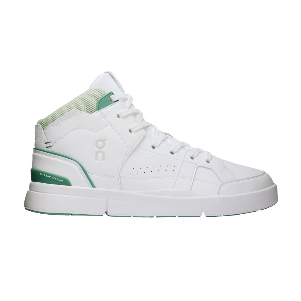ON The Roger Clubhouse Mid 'White Green' | Men's Size 9.5