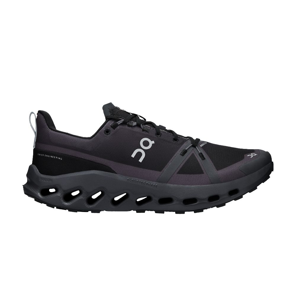 Pre-owned On Cloudsurfer Trail Waterproof 'black Eclipse'
